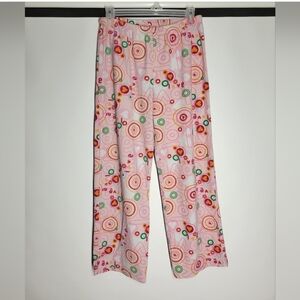 Sears Pink and Red "Love" Patterned Pajama Pants